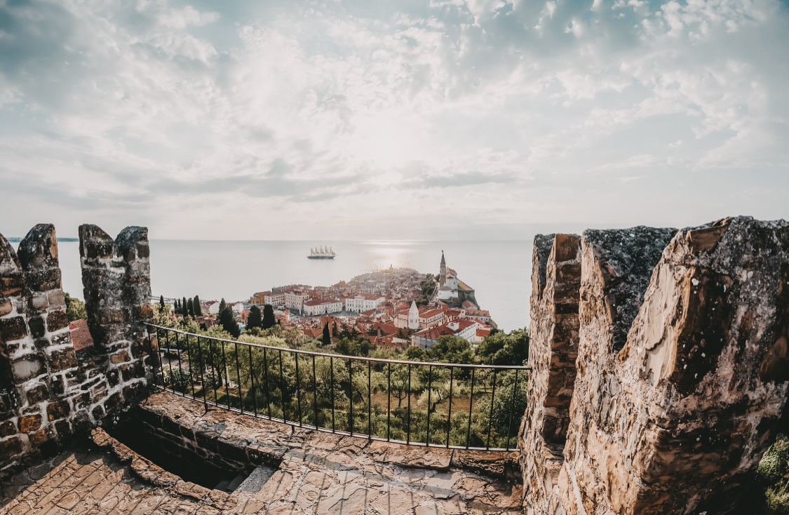 Piran Aussicht von Stadtmauer © Portoroz & Piran, Jaka Ivančič