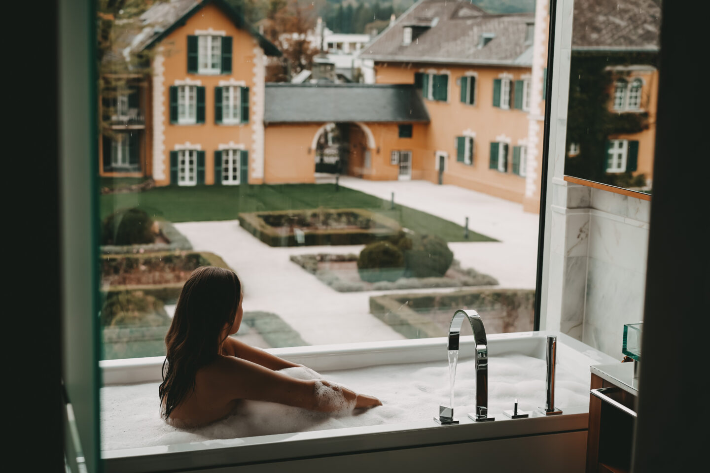 Badezimmer im Falkensteiner Schlosshotel